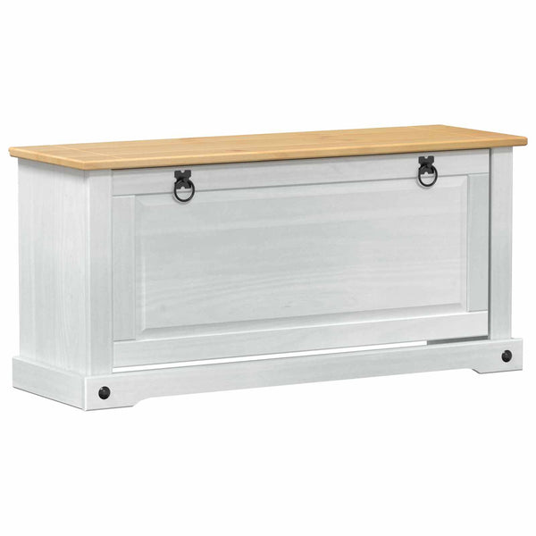 Kenkäkaappi CORONA 99 x 32 x 47 cm Massiivinen mänty valkoinen