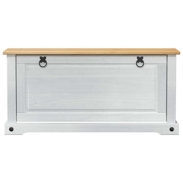 Kenkäkaappi CORONA 99 x 32 x 47 cm Massiivinen mänty valkoinen