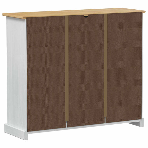 Kenkäkaappi Corona Valkoinen 99 x 32 x 85 cm Massiivinen mänty