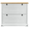 Kenkäkaappi Corona Valkoinen 99 x 32 x 85 cm Massiivinen mänty