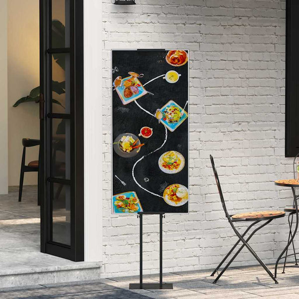 Messunäytöt Musta 30 x 23,5 x 210 cm Teräs