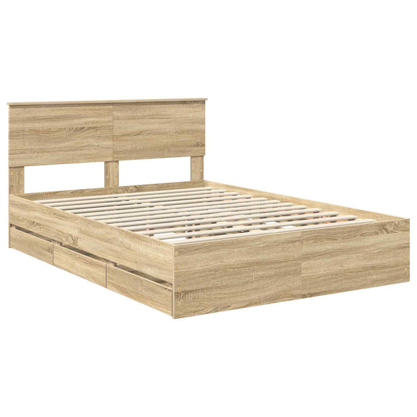 Sängyn runko Sonoman tammi 5FT King Size Insinööripuuta