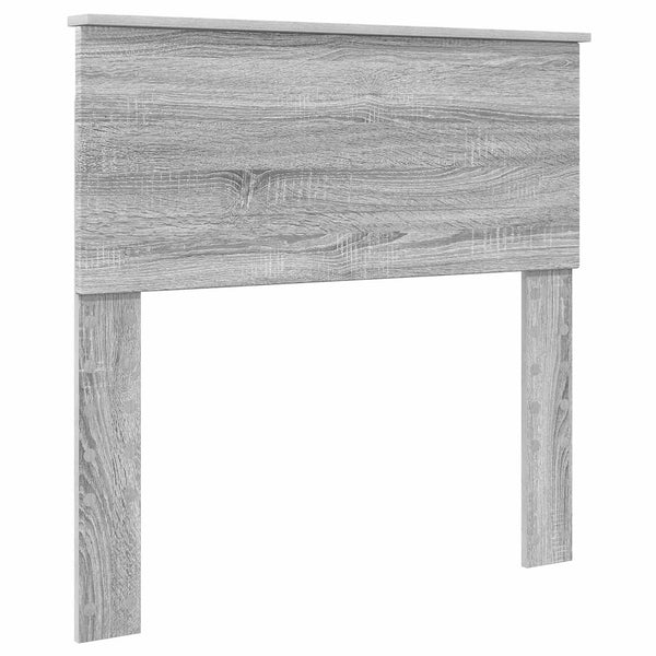 Sängyn runko päätyllä Harmaa Sonoma 70 x 190 cm Tekninen puu