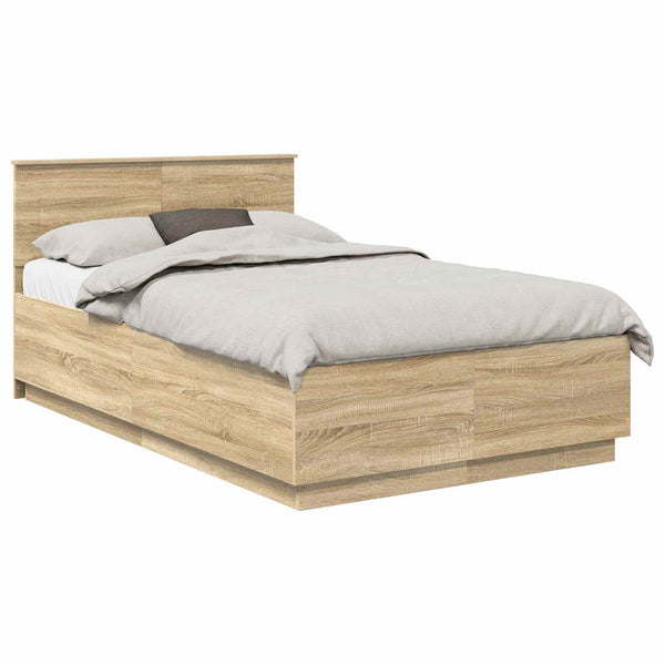Sängyn runko Sonoma-tammi 4FT Small Double Tekninen puu