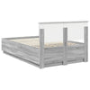 Sängyn runko Harmaa sonoma 4FT Small Double Tekninen puu