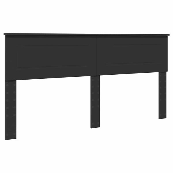 Säilytyssänky laatikon kanssa Musta 200 x 200 cm Tekninen puu