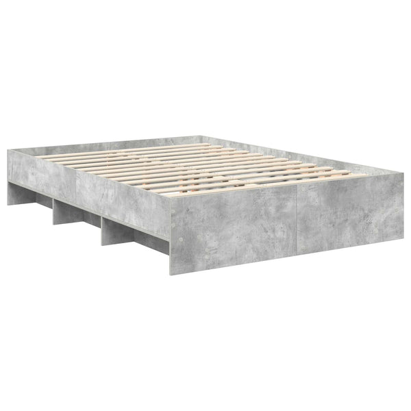 Sängyn runko päätyllä Betoni Harmaa 5FT King Size Tekninen puu