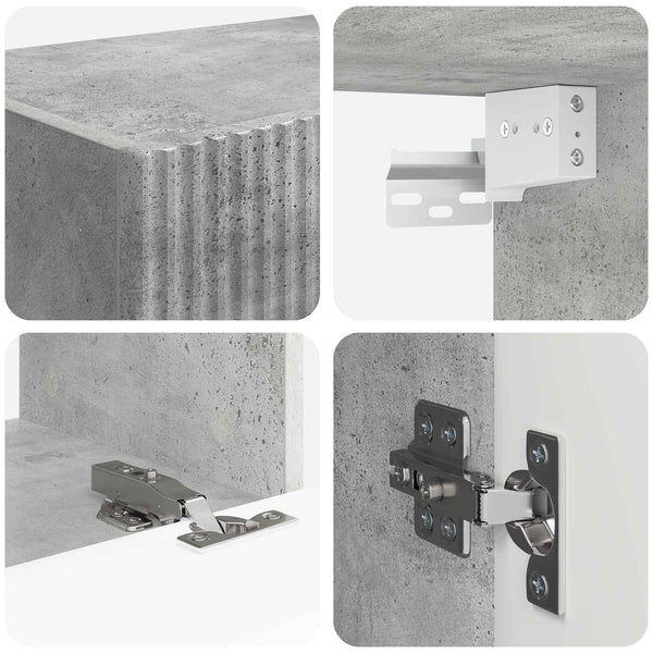 Betoni Harmaa 60 x 31 x 29,5 cm