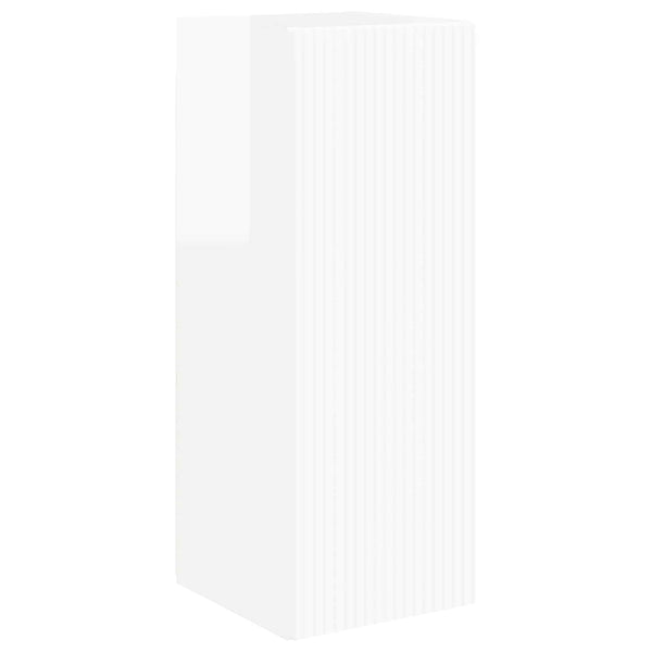 Korkean kiillon valkoinen 78,5 x 30 x 29,5 cm