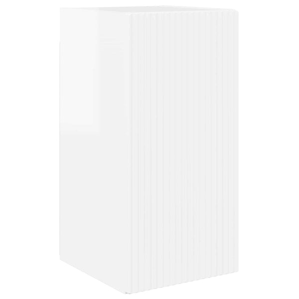 4 osaa valkoinen Korkea kiilto