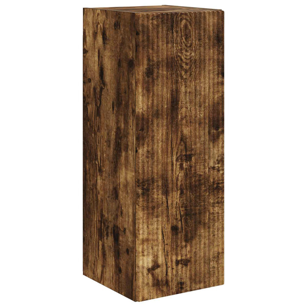 Savupähkinä TV-tasosetti 2 kappaletta Seinäkiinnitettävä Tekninen puu