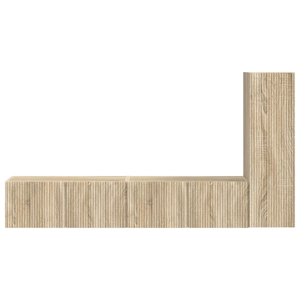 2 kpl Sonoman tammi TV-tasosetti Tekninen puu