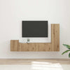 Artisan tammi 4 pcs TV-tasosetti Tekninen puu