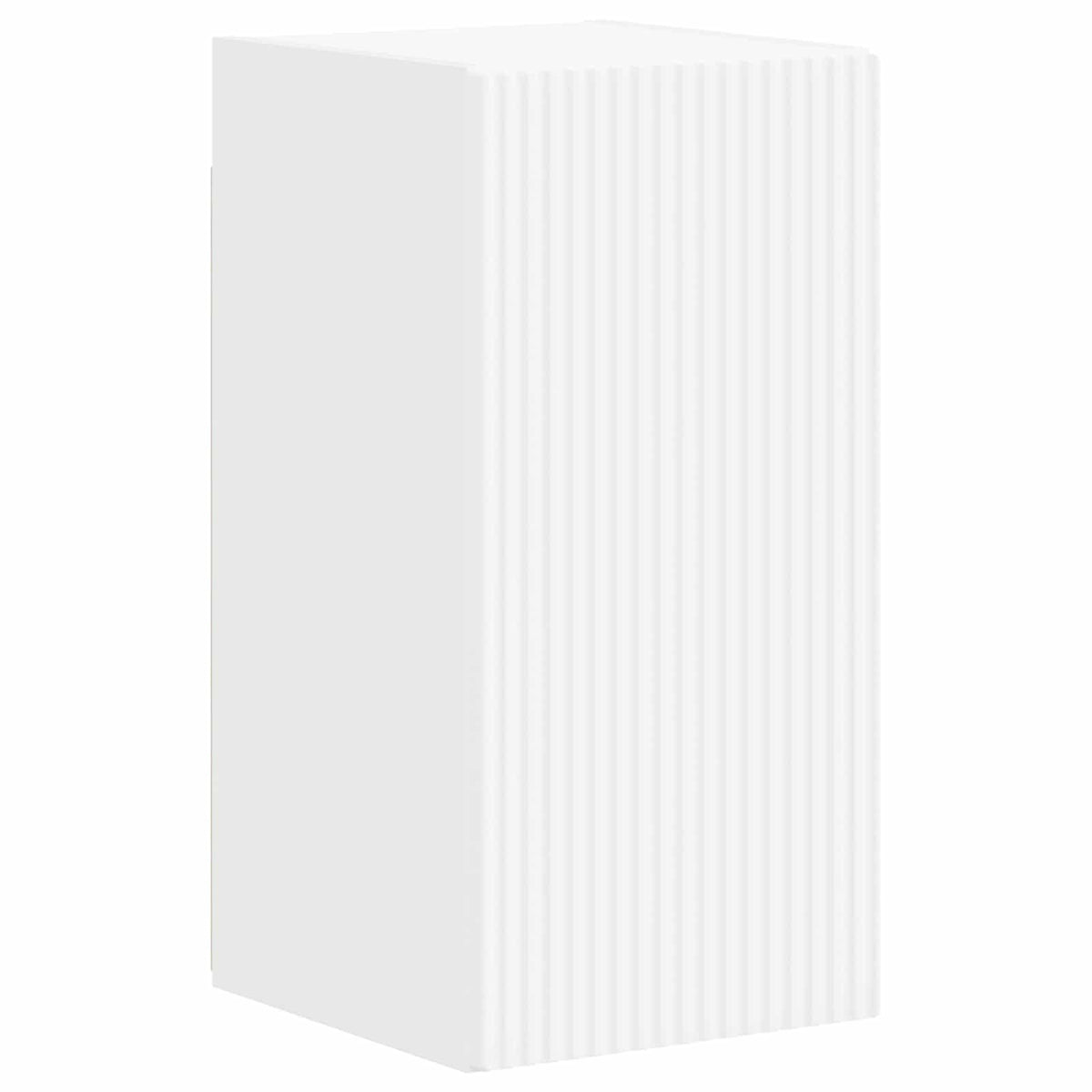 Valkoinen Seinäkiinnitettävä TV-tasosetti 3 pcs Tekninen puu
