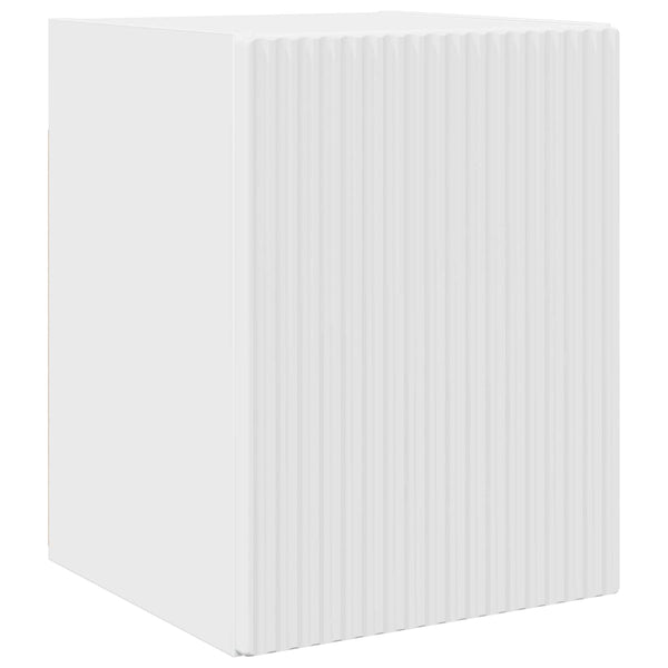 Korkean kiillon valkoinen TV-tasosetti 3 osaa Tekninen puu