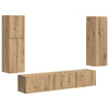 TV-tasosetti Artisan tammi 4 pcs Tekninen puu