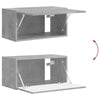 Harmaa TV-tasosetti 4 pcs Betoni Tekninen puu
