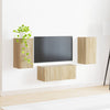 TV-tasosetti 6 pcs Sonoman tammi Tekninen puu