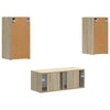 TV-tasosetti 6 pcs Sonoman tammi Tekninen puu
