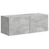 TV-tasosetti 6 pcs Betoni Harmaa Tekninen puu