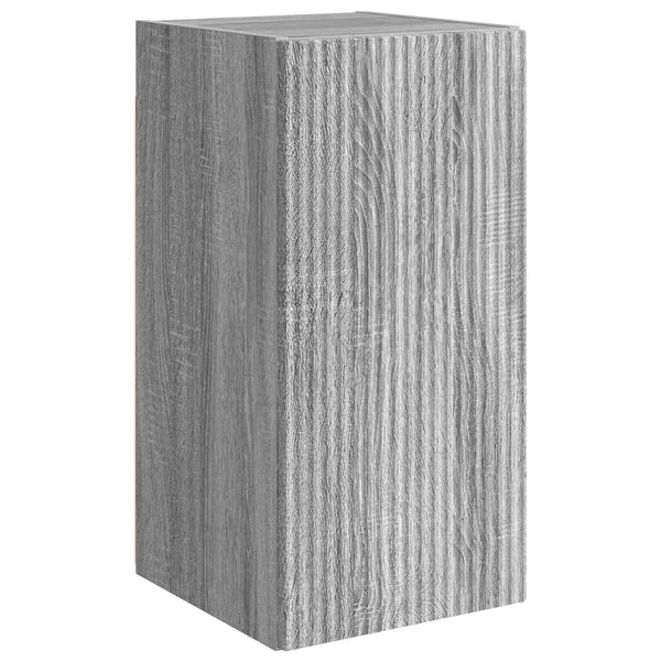 TV-tasosetti 6 pcs Harmaa Sonoma Tekninen puu