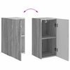 TV-tasosetti 6 pcs Harmaa Sonoma Tekninen puu