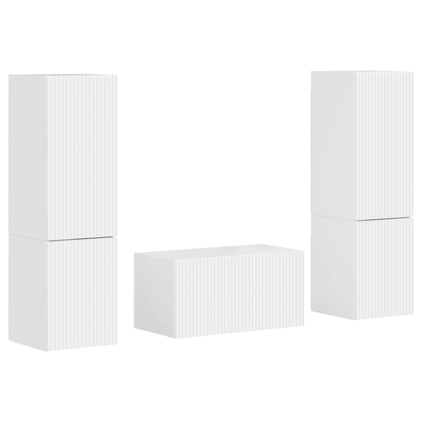 3 pcs Valkoinen Korkean kiillon