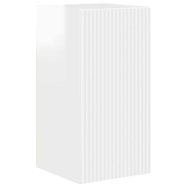 3 osaa Valkoinen Korkean kiillon