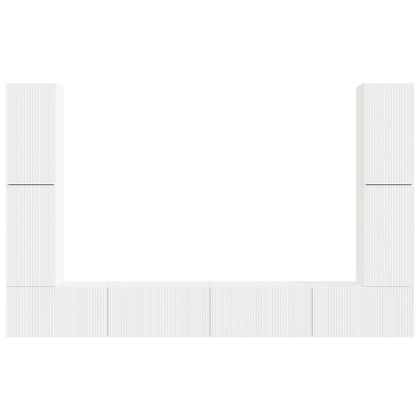 4 kappaletta Valkoinen