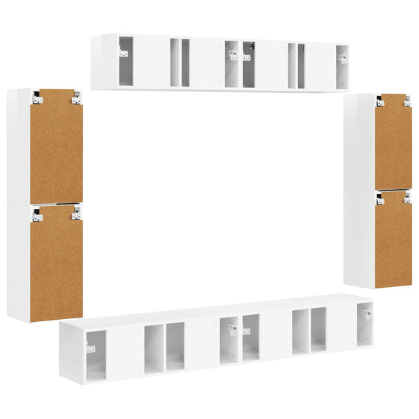 Valkoinen 4 kpl Korkean kiillon