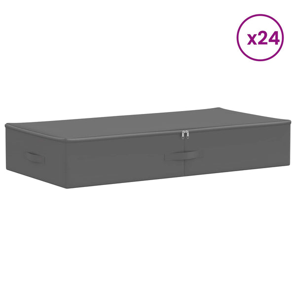 Säilytyslaatikko 24 kpl Kuitukangas 90 x 48 x 15 cm 64,8 L