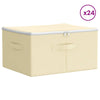Säilytyslaatikko 24 kpl Kuitukangas 50 x 30 x 25 cm 37,5 L