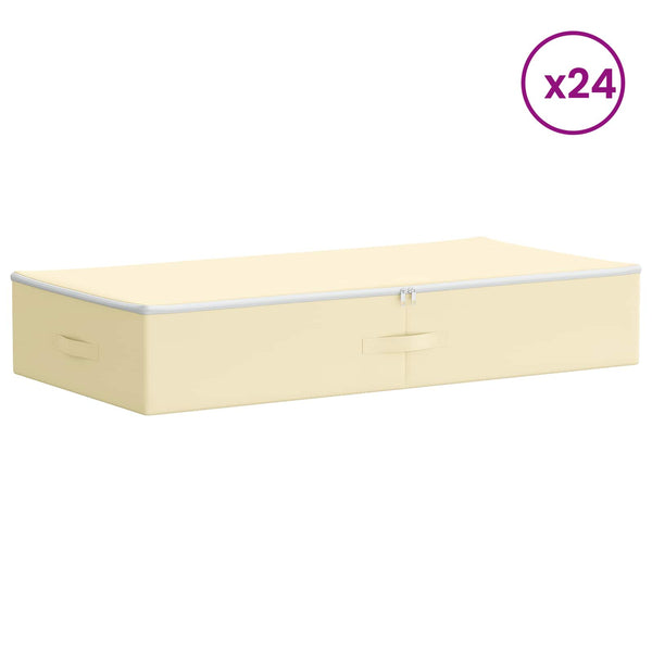 Säilytyslaatikko 24 kpl Kuitukangas 90 x 48 x 15 cm 64,8 L