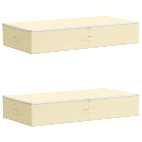 Säilytyslaatikko 2 kpl Kuitukangas 100 x 50 x 18 cm 90 l Kerma