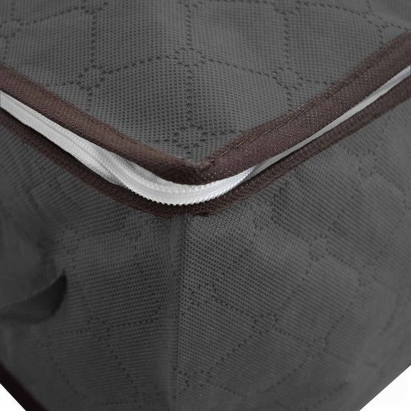 Säilytyslaatikko läpinäkyvällä sivuikkunalla Antrasiitti