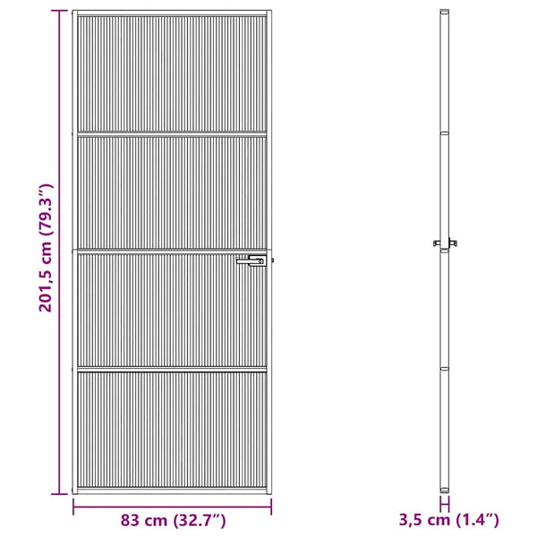 Kodinhoitoveden ovi 83 x 201,5 x 3,5 cm