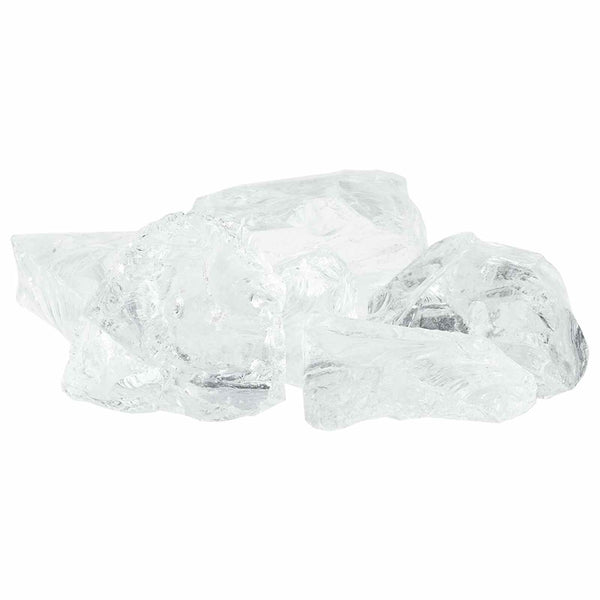 Puutarhakivet valkoinen 12 cm Lasi