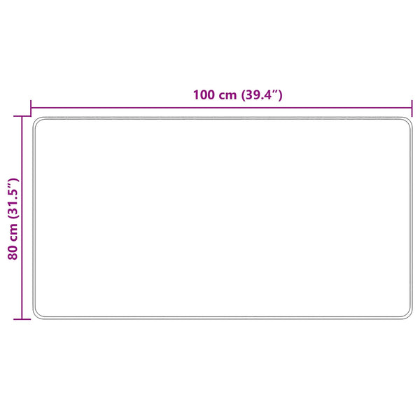 Mattojuoksija MARSA Kerma 80 x 100 cm Polyesteri ja PVC