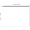 Mattojuoksija MARSA Beige 300 x 400 cm Polyesteri ja PVC