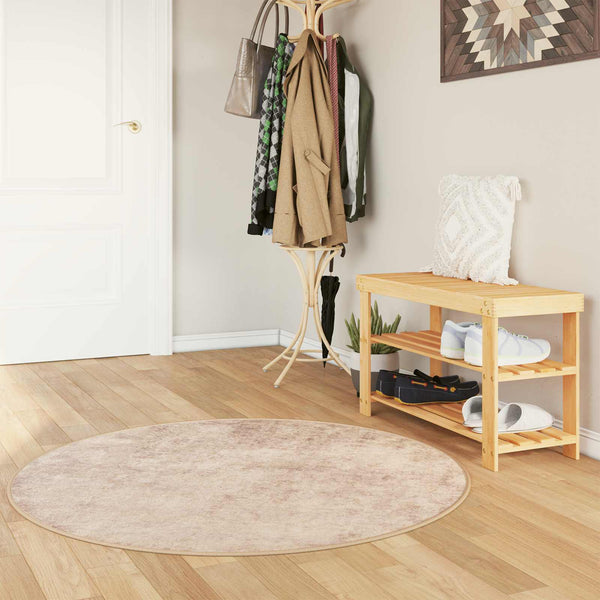 Mattojuoksija MARSA Beige 120 x 120 cm Polyesteri ja PVC