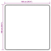 Mattojuoksija MARSA Hiekka 100 x 100 cm Polyesteri ja PVC