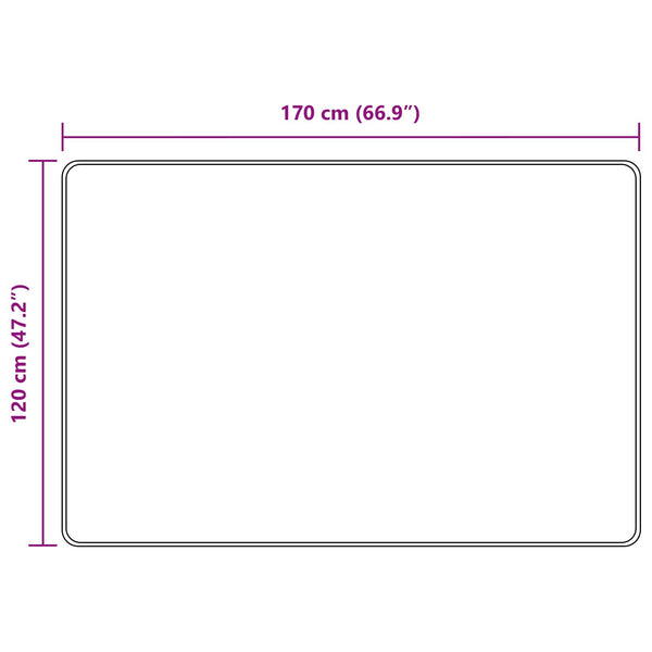 Mattojuoksija MARSA Hiekka 120 x 170 cm Polyesteri ja PVC