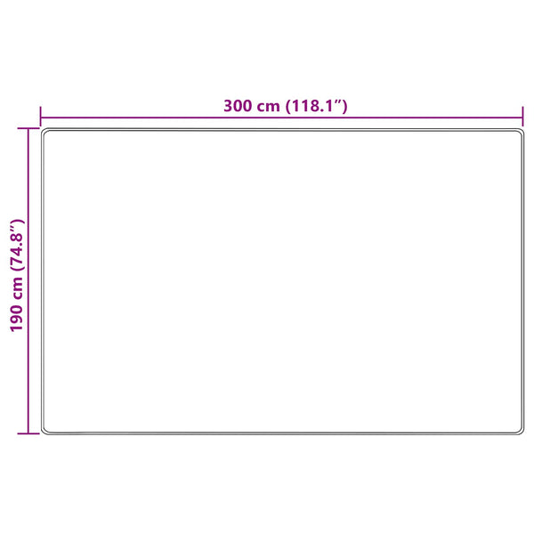 Mattojuoksija MARSA Hiekka 190 x 300 cm Polyesteri ja PVC