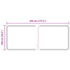 Mattojuoksija MARSA Harmaa 100 x 450 cm Polyesteri ja PVC