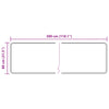 Mattojuoksija MARSA Ruskea 80 x 300 cm Polyesteri ja PVC