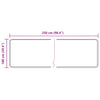 Mattojuoksija MARSA Ruskea 100 x 250 cm Polyesteri ja PVC