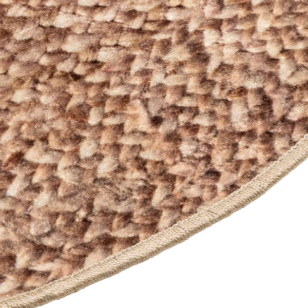 Mattojuoksija MARSA Ruskea 120 x 120 cm Polyesteri ja PVC