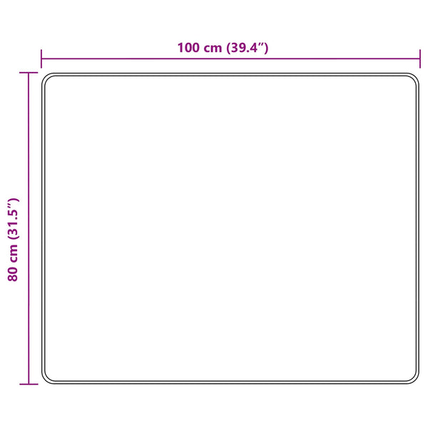 Mattojuoksija MARSA Monivärinen 80 x 100 cm Polyesteri ja PVC