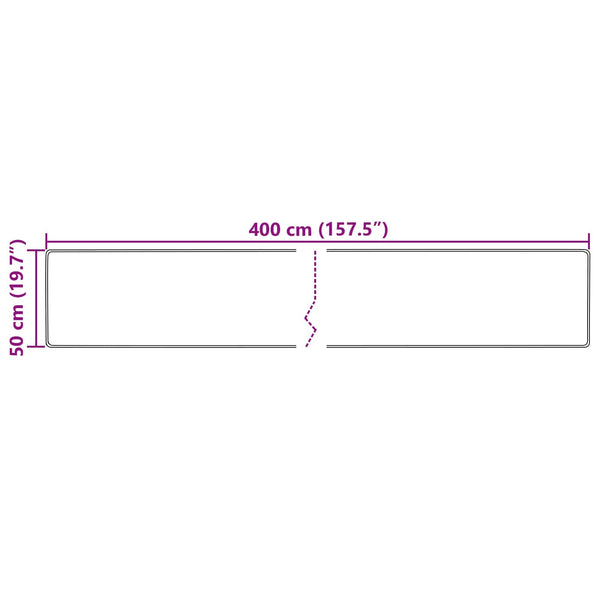 Mattojuoksija MARSA Monivärinen 50 x 400 cm Polyesteri ja PVC