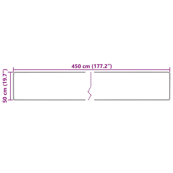 Mattojuoksija MARSA Monivärinen 50 x 450 cm Polyesteri ja PVC